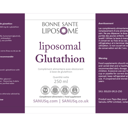 Liposomal Glutathione powerful antioxidant